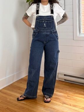 Vintage FUBU denim overalls